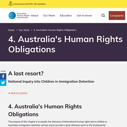 4. Australia's Human Rights Obligations