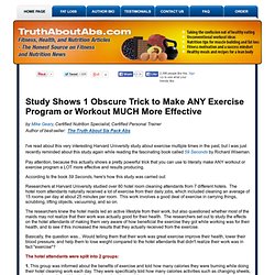 1 Obscure Trick to Make ANY Exercise Program WAY More Effective