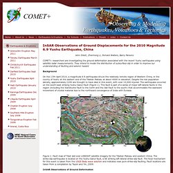 COMET - Centre for the Observation and Modelling of Earthquakes and Tectonics