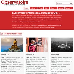 Observatoire international du religieux