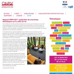 ONPV.fr - Observatoire National de la Politique de la Ville