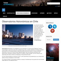 Observatorios Astronómicos en Chile