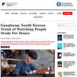 What is "gongbang," and why do students love it? — Observatory