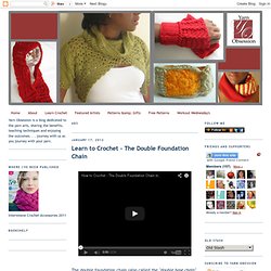 Learn to Crochet - The Double Foundation Chain