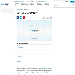 Obsessive-Compulsive Disorder (OCD): Symptoms, Causes ...