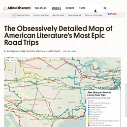 The Obsessively Detailed Map of American Literature's Most Epic Road Trips