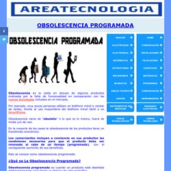 Obsolescencia Programada ¿Qué es? Ejemplos, Tipos, Ventajas, Desventajas..
