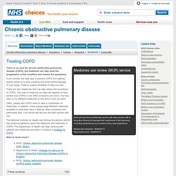 Chronic Obstructive Pulmonary Disease - Treatment