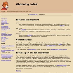 Obtaining LaTeX