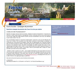 Cours d'occitan - Campagne de promotion : Veyras (Ardèche)
