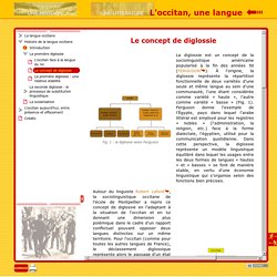 L'occitan, une langue - Le concept de diglossie