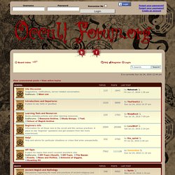Occult Forum.org