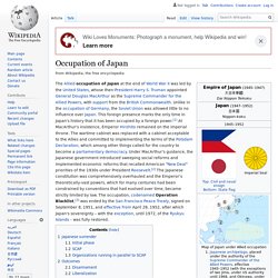 Occupation of Japan