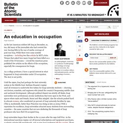 An education in occupation