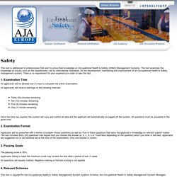 ISO Health And Safety Management System – Occupational Health And Safety