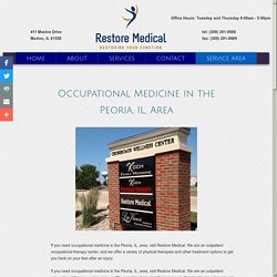 Occupational Medicine in Peoria, IL