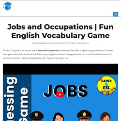 Fun English Vocabulary Game