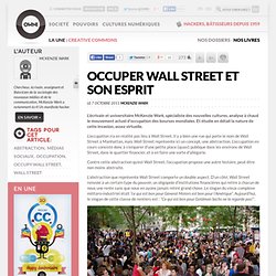 Occuper Wall Street et son esprit