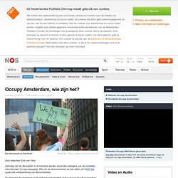 NOS - Occupy Amsterdam, wie zijn het?