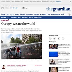 Occupy: we are the world