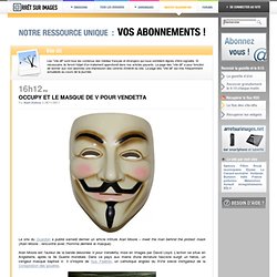 Occupy et le masque de V pour Vendetta