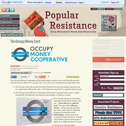 The Occupy Card