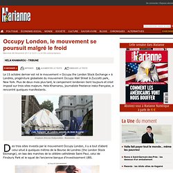 Occupy London, le mouvement se poursuit malgré le froid