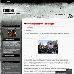 Occupy Wall Street – an analysis « Redline