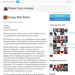 Occupy Wall Street on Donate Your Account
