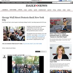 Occupy Wall Street Protests Rock New York City