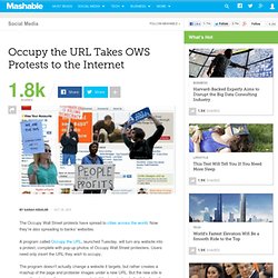 Occupy the URL Takes Protests to The Internet