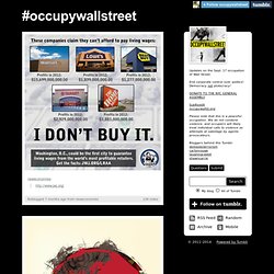#occupywallstreet