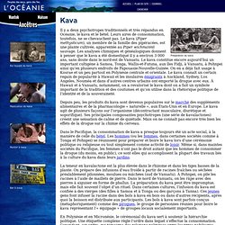 Kava: Océanie: Musée de la civilisation