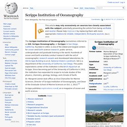 Scripps Institution of Oceanography