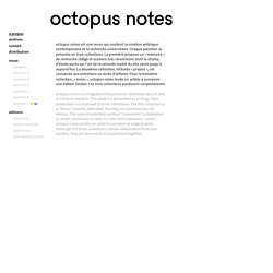 Octopusnotes