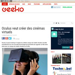 Oculus veut créer des cinémas virtuels