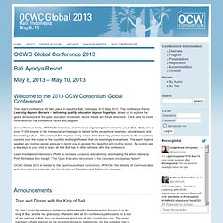 OCWC Global Conference 2013