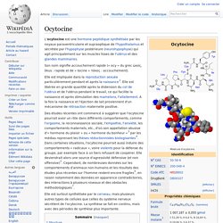 Ocytocine