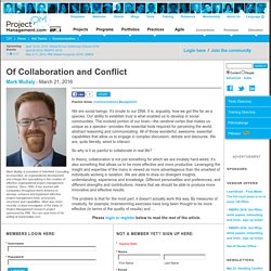Of Collaboration and Conflict
