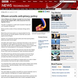 Ofcom unveils anti-piracy policy