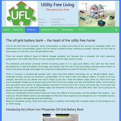 Off-Grid Battery Bank