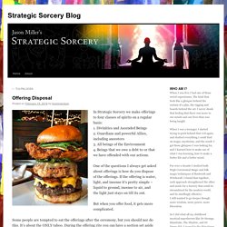 Strategic Sorcery Blog