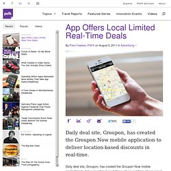 App Offers Local Limited Real-Time Deals