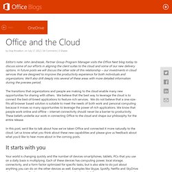 Next - Office and the Cloud