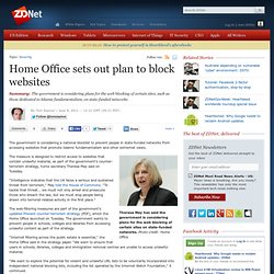 Home Office sets out plan to block websites