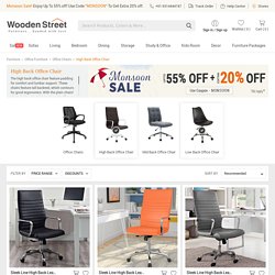 High Back Office Chairs - Buy High Back Office Chairs Online at Best Prices