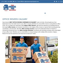 office moving companies in calgary