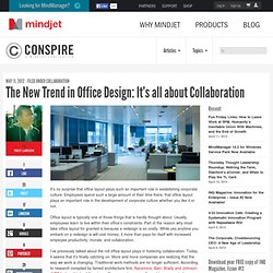 The New Trend in Office Design: It's all about Collaboration