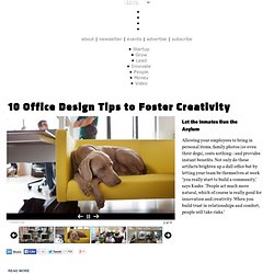 10 Office Design Tips to Foster Creativity