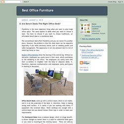 Best Office Furniture: Are Bench Desks The Right Office Desk?